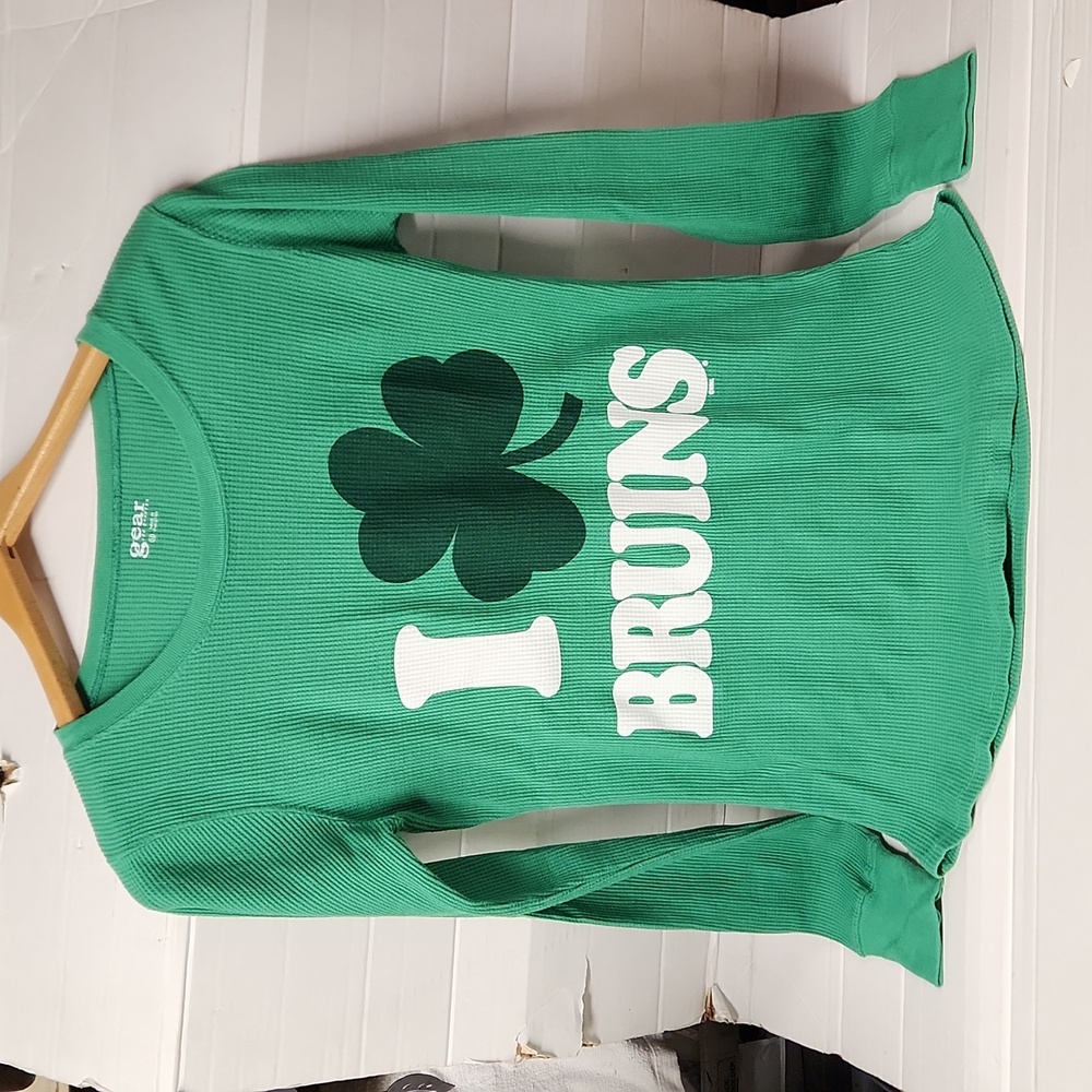 EUC GEAR FOR SPORTS I love Bruins Women's sz M Long sleeve Waffle shirt